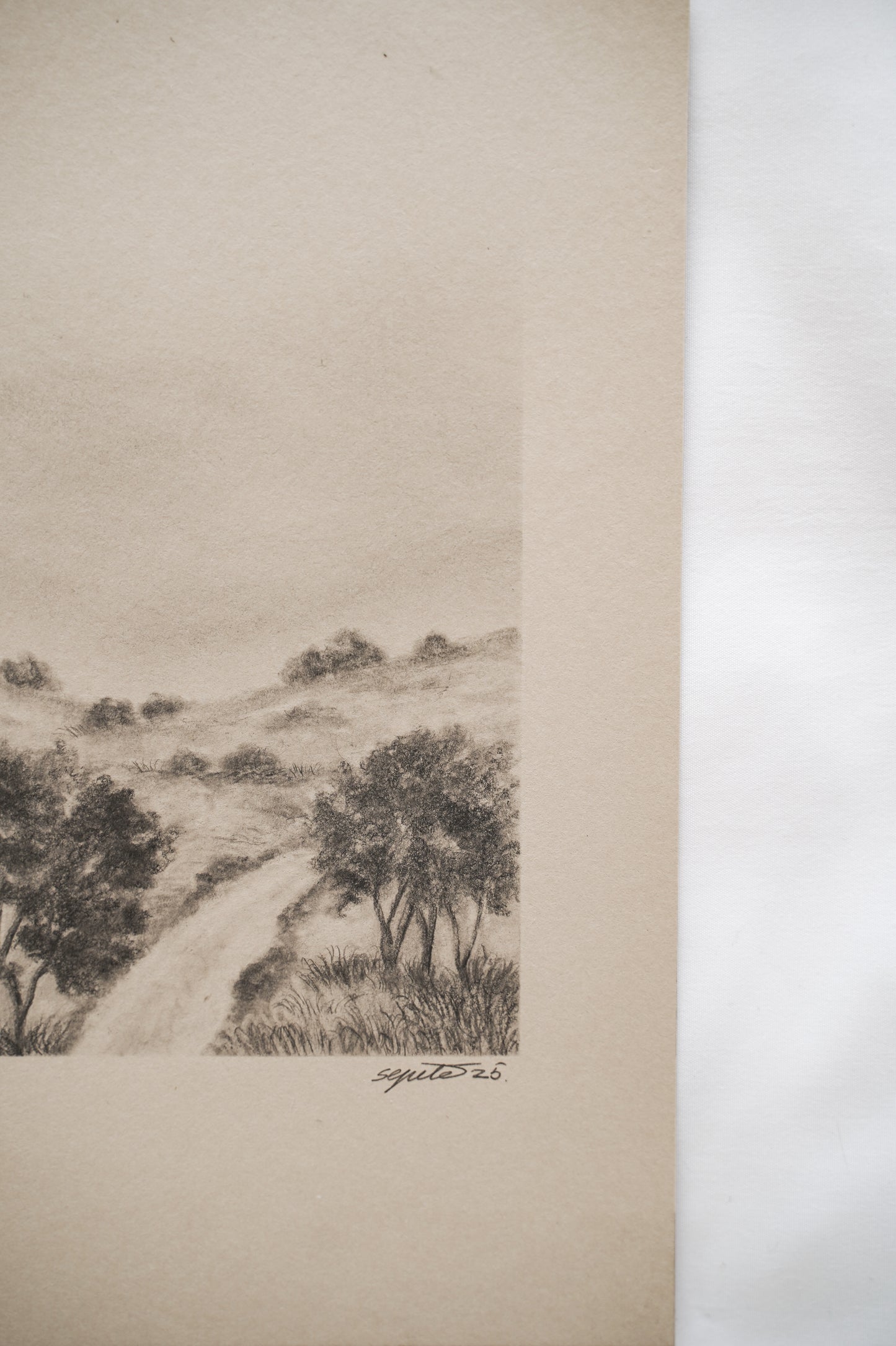 Landscape drawing